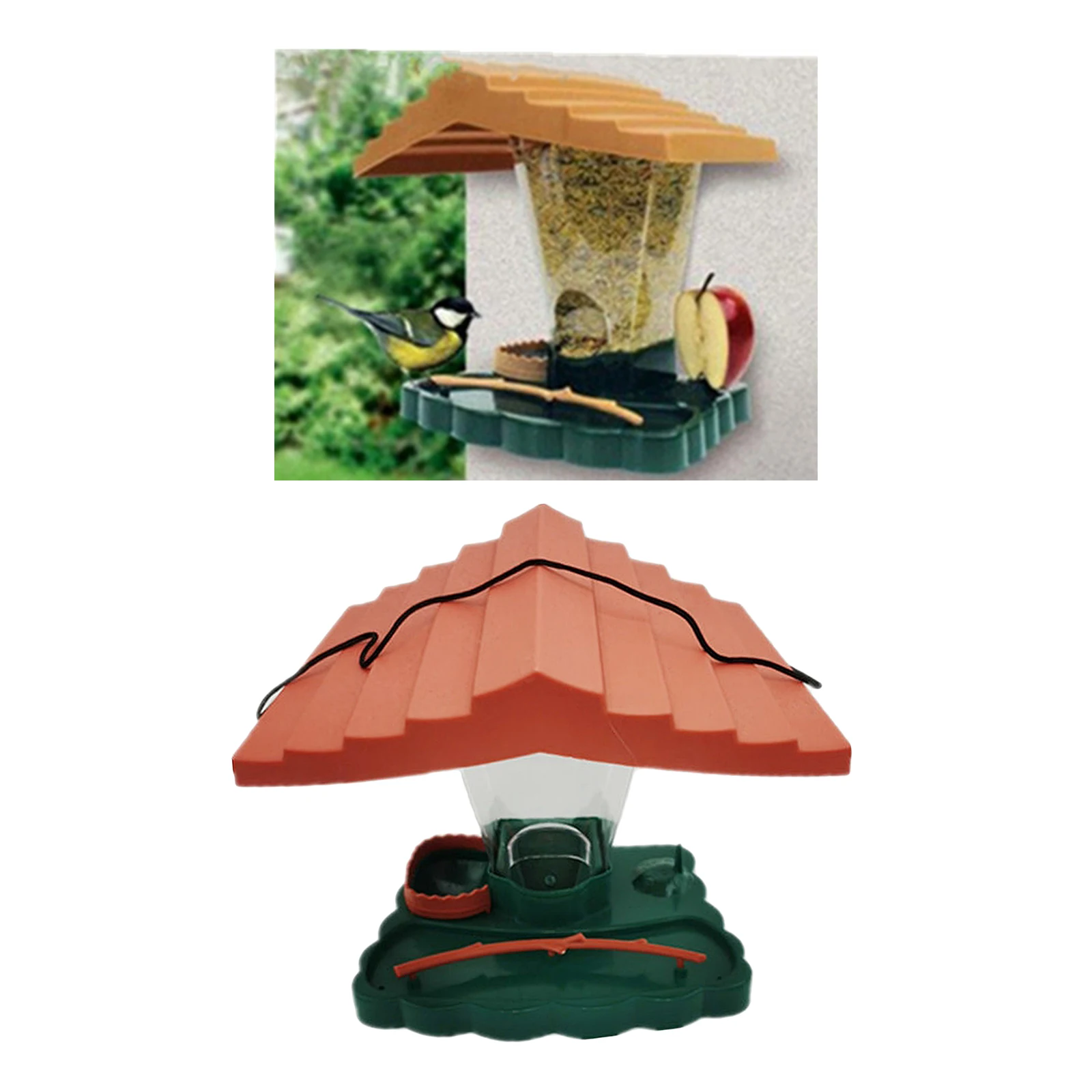 

Plastic Hanging Wild Bird Feeder Garden Yard Balcony Outdoor Decoration