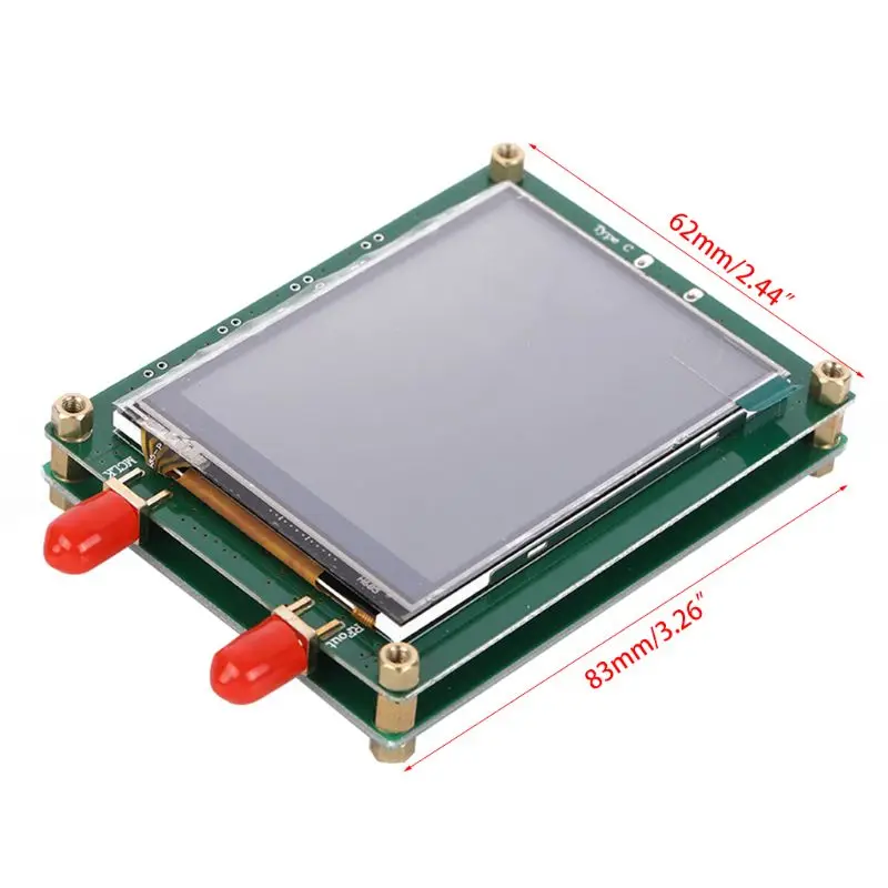 

RF Sweep Signal Generator Module Radio Frequency Sweep Signal Source Board 35M to 4.4G + STM32 TFT Color LCD