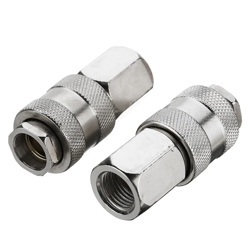 2 шт. цинковый соединитель шланга для воздушной линии 1/4 BSP мама Европейского типа