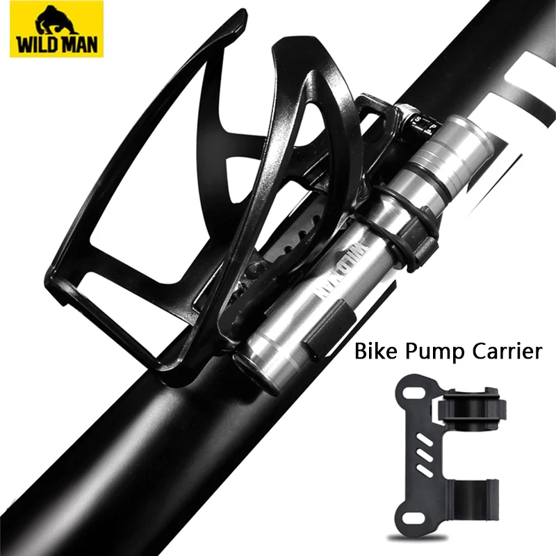 

WILD MAN Bike Tire Pump Alloy Hand Air Pump Bicycle Tire Inflator Schrader Presta Valve Mini Cycling Pump Ball Pump 100 PSI