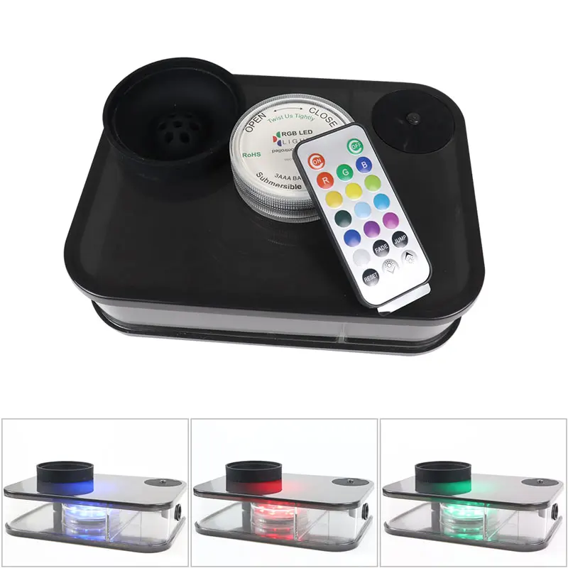 

1 Set Hookah With LED Light Portable Hookah For Smoking Water Pipe Complete Smoking Hookah Accessories With LED Light