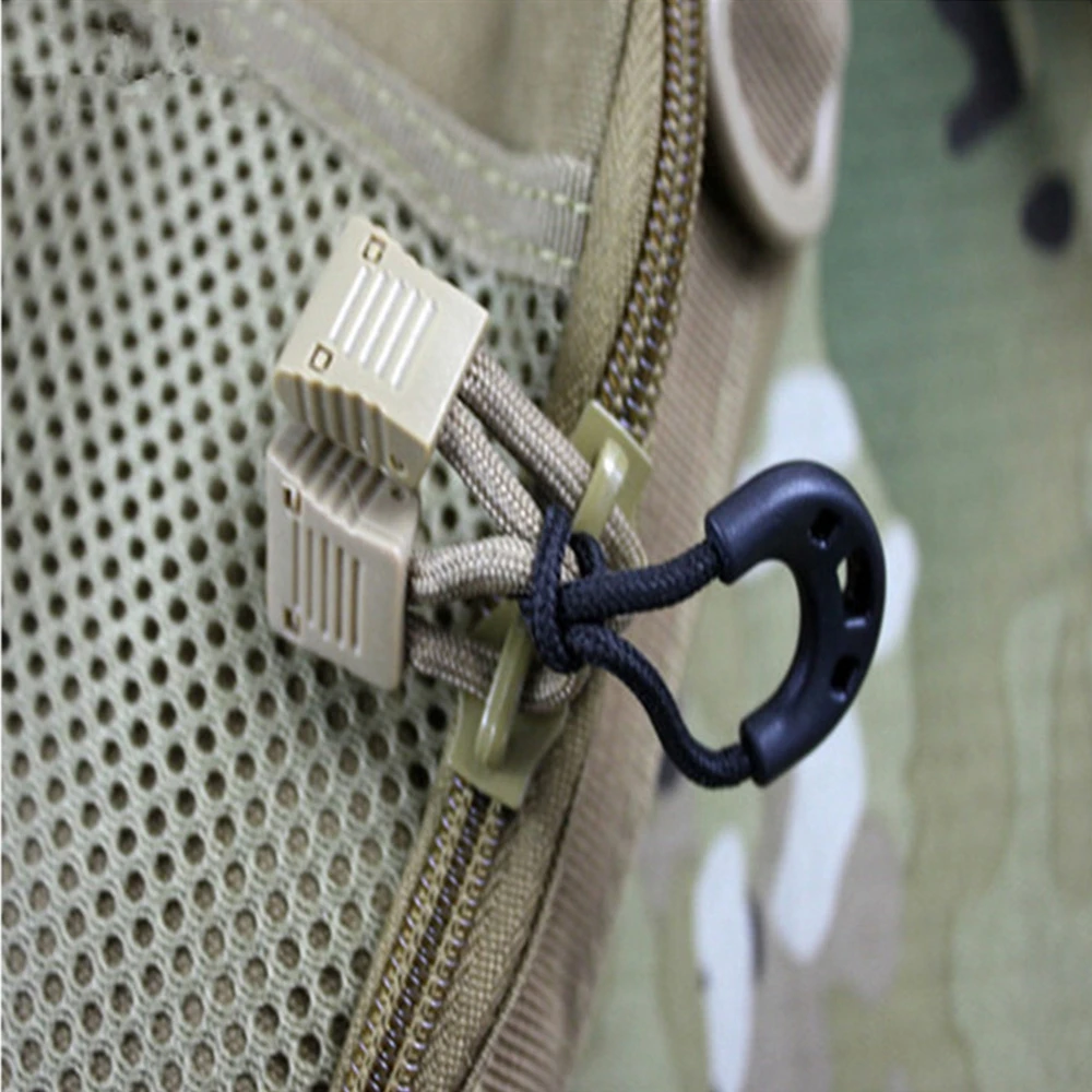 5PCS Replacement Zip Puller Suitcase Tent Backpack Zipper Pull Ends Lock Zips Bags Clip Buckle Travel Clothing Outdoor Tools | Спорт и