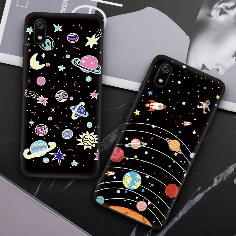 Парный чехол для телефона Xiaomi Redmi Note 7 Pro 7A K20 5 6 6A мягкий матовый из ТПУ с