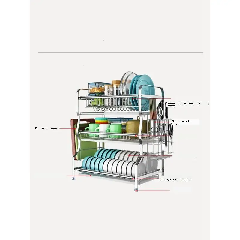 Escurreplatos Almacenamiento/кухонный держатель для хранения посуды из нержавеющей