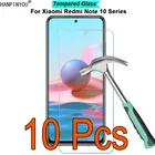 10 шт.лот для Xiaomi Redmi Note 10 JE 10T 10S Pro Lite Max 9H 2.5D Закаленное стекло Защитная пленка для экрана