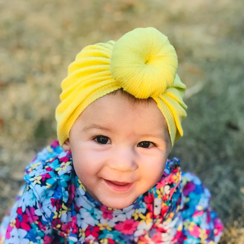 

Infant Solid Color Pullover Cap Cute Children's Scarf Cap Cross Border Use