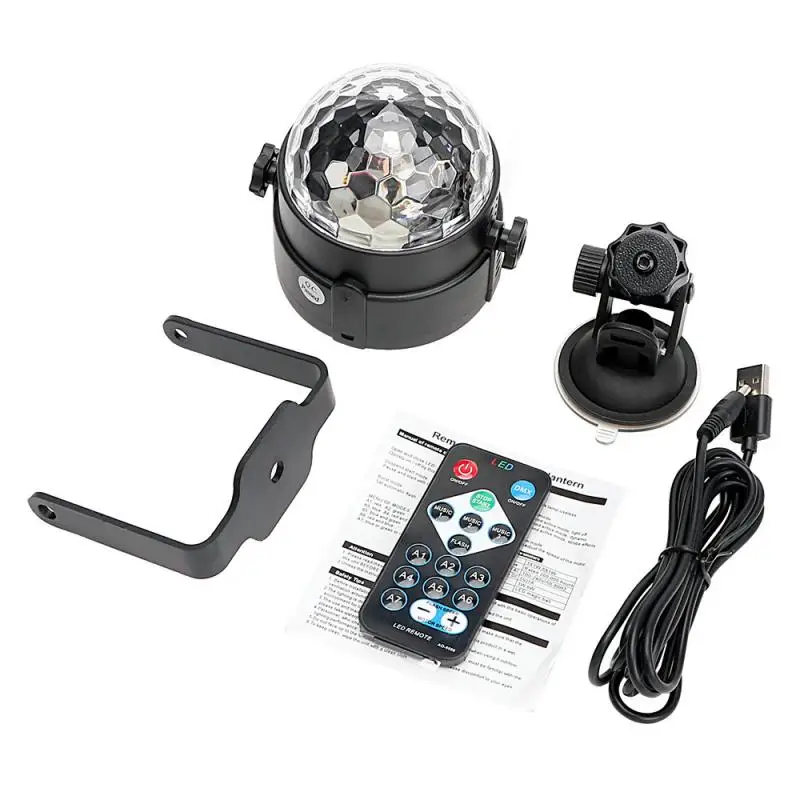 

Colorful Sound-Activated Projector Light USB LED Star Night Light Music LED Projector Light With Remote Control For Party Lights