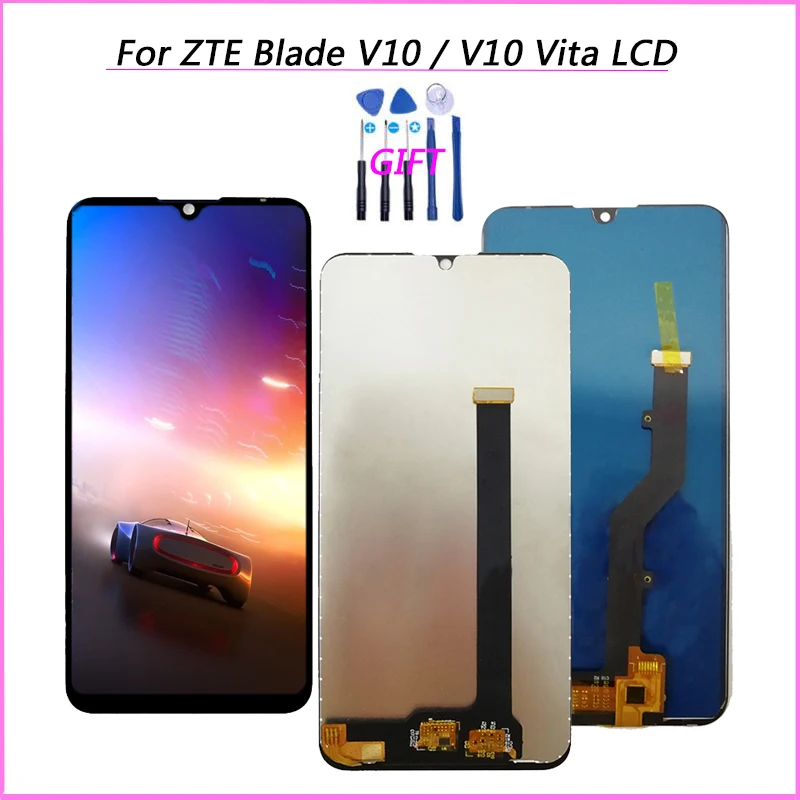 100% протестированный ЖК экран для ZTE Blade V10 / Vita сенсорная панель датчик дигитайзер