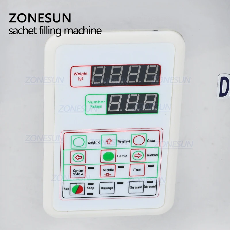 ZONESUN 2-200 г автоматические количественные разливочные машины порошковое зерно для