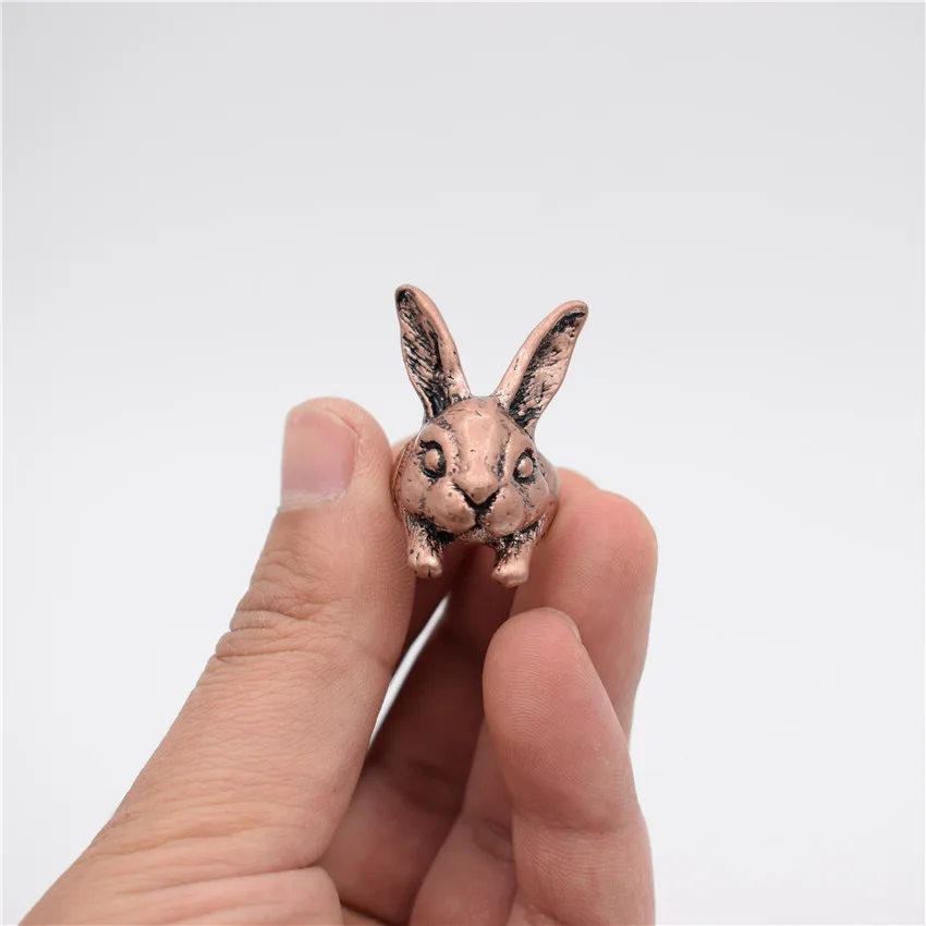 Прямая поставка модное винтажное регулируемое кольцо с длинными ушками милое