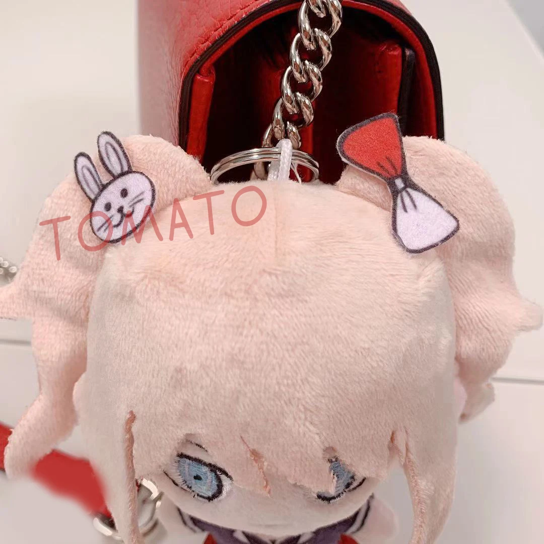 

Anime Danganronpa Enoshima Junko Cute Plush Dolls Keychain Pendant Toy Cartoon Keyring Cosplay Fans Birthday Xmas Gifts 13cm