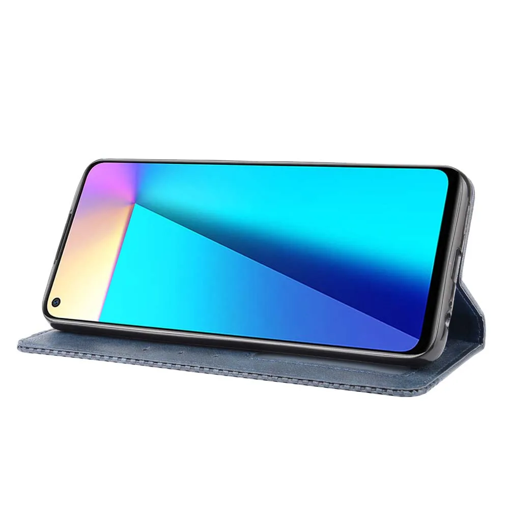 leather phone case for tecno infinix note 7 note 6 x610 camon 12 12 pro back cover flip card wallet with kickstand coque free global shipping