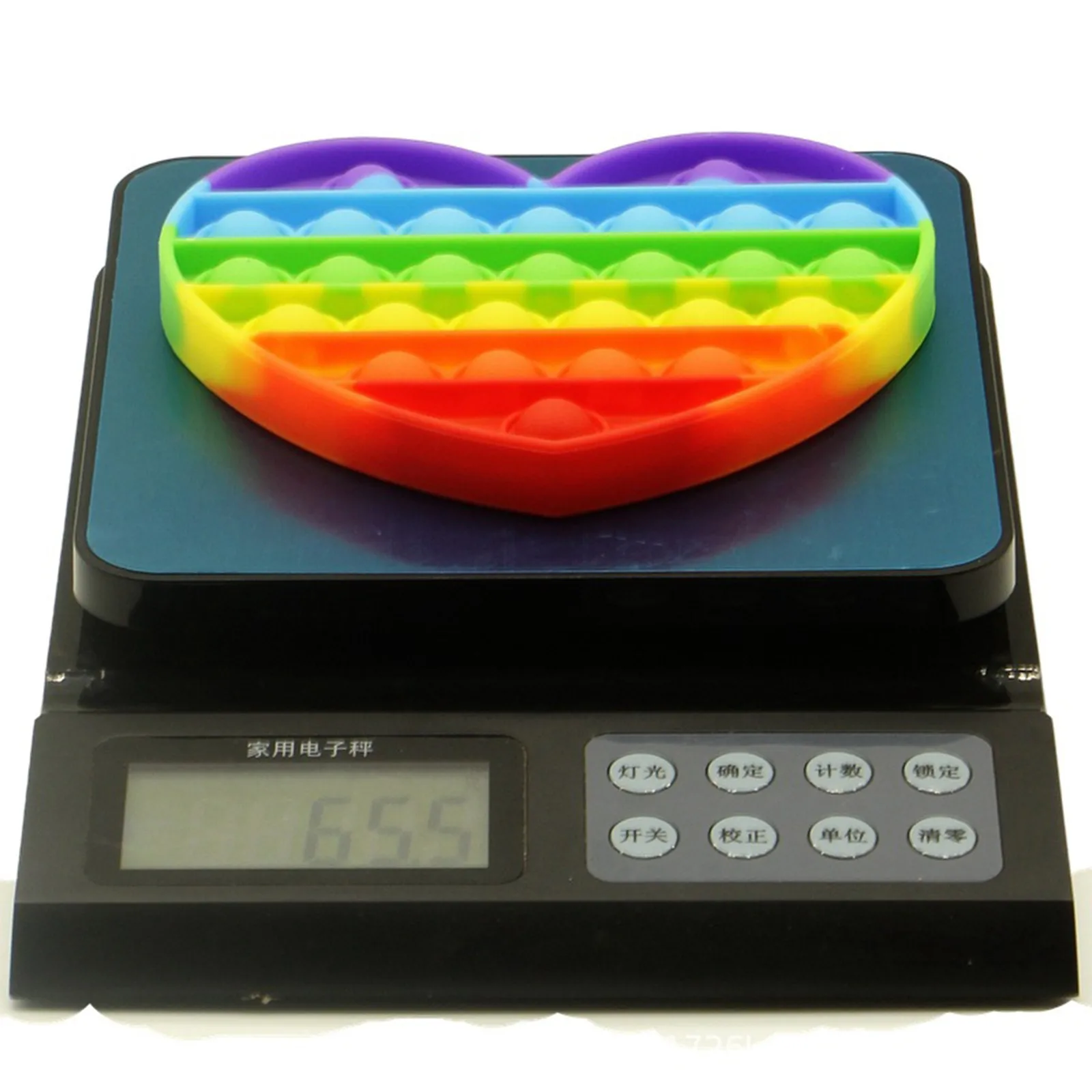 Фиджет-антистресс радуга popi силиконовые декомпрессионные игрушки для детей и