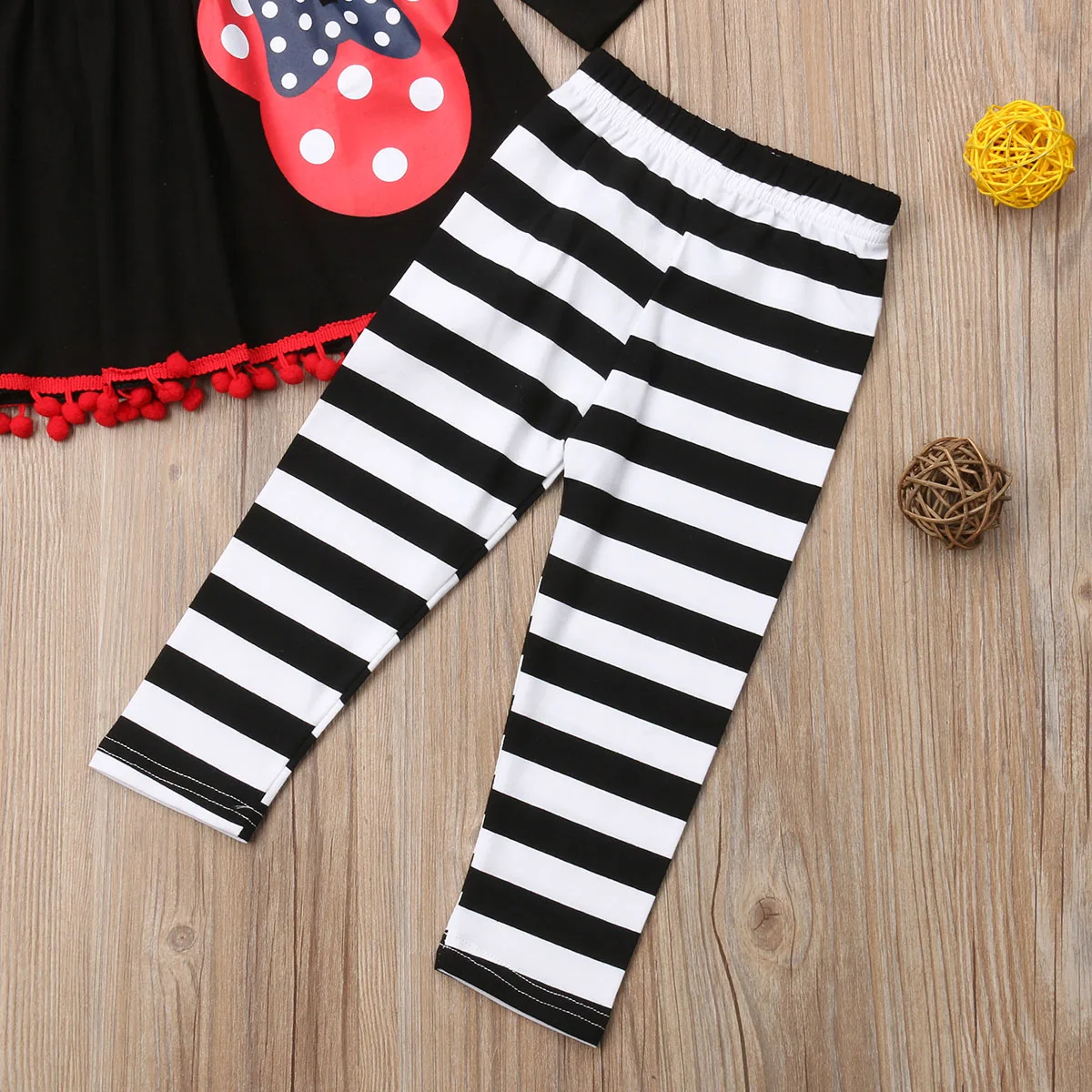 Cartoon Toddler Kids Baby Girls Autumn Clothes Long Sleeve T-shirt Tops Dress+Strap Pants Leggings Tousers 2PCS Outfits Set 2-7T | Детская