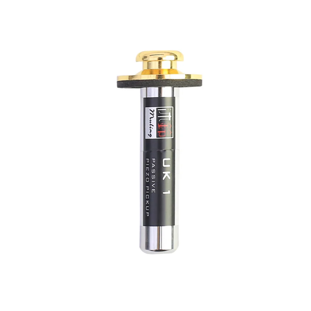 Passive Piezo Pickup Instrument Transducer Combine with Tail Nail for Morin khuur Ukulele Erhu | Guitar Parts &amp Accessories