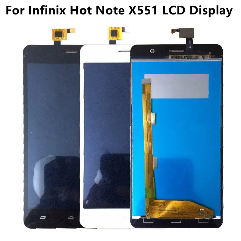

High Quality LCD Screen For Infinix Hot Note X551 LCD Display Touch Screen Glass Digitizer Complete Assembly Replacement