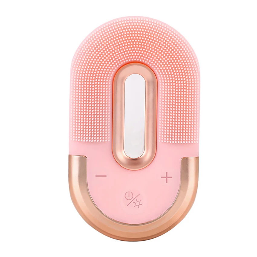 

Electric Facial Cleansing Skin Cleaner Instrument Soft Silicone Vibrating Face Brush for Deep Cleansing Waterproof Washing Tool