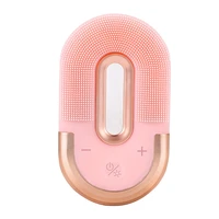 electric facial cleansing skin cleaner instrument soft silicone vibrating face brush for deep cleansing waterproof washing tool