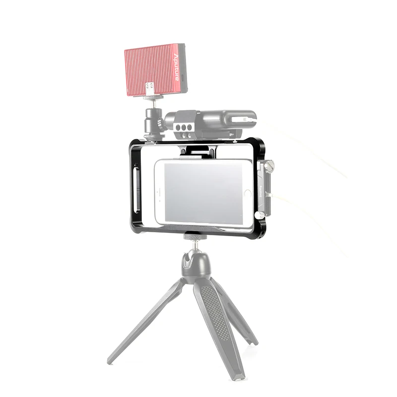 smallrig universal mobile phone vlogging cage video shooting phone cage accessories with cold shoe mount 2391b free global shipping