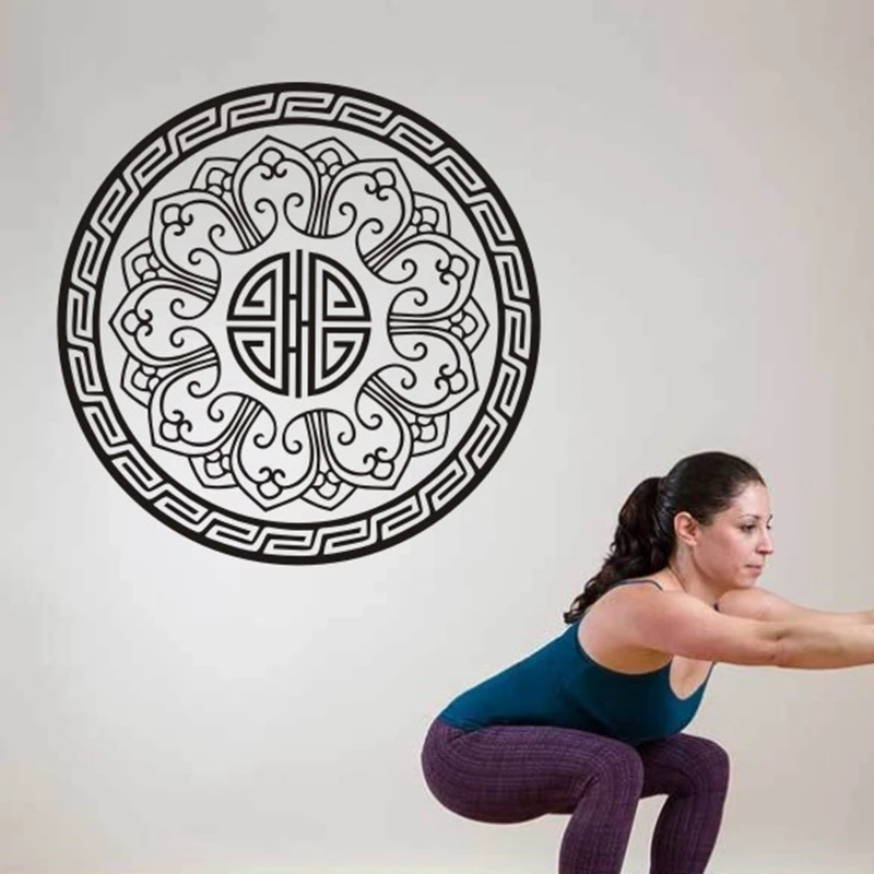 

Yoga Club Wall Sticker Decal Pattern Body-building Posters Vinyl Wall Decals Home Decoration Decor Mural Yoga Sticker