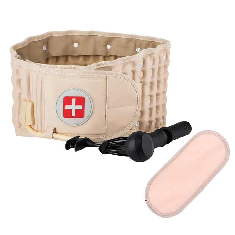 

Ремень для декомпрессии поясницы, надувной пояс для поддержки поясницы, тяговый, размер для талии 29-49 дюймов, отличный подарок