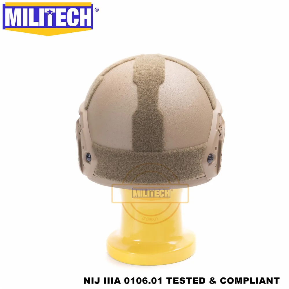 MILITECH баллистический шлем FAST CB Deluxe червячный циферблат NIJ уровень IIIA 3A с высоким вырезом ISO сертифицированный Twaron Пуленепробиваемый Шлем DEVGRU