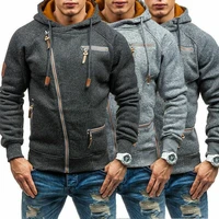 mens fashion casual side zip up hooded sweatshirts hoodies jackets outwear coats