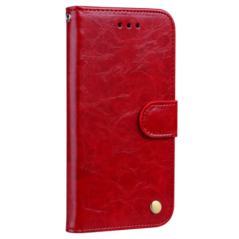 Red Классический чехол для huawei Y5 Y6 Y7 Prime Y3 Y5II Y5 II 2 роскошный качественный кожаный чехол-бумажник с отделением для карт+ отделение для денег - Цвет: Red