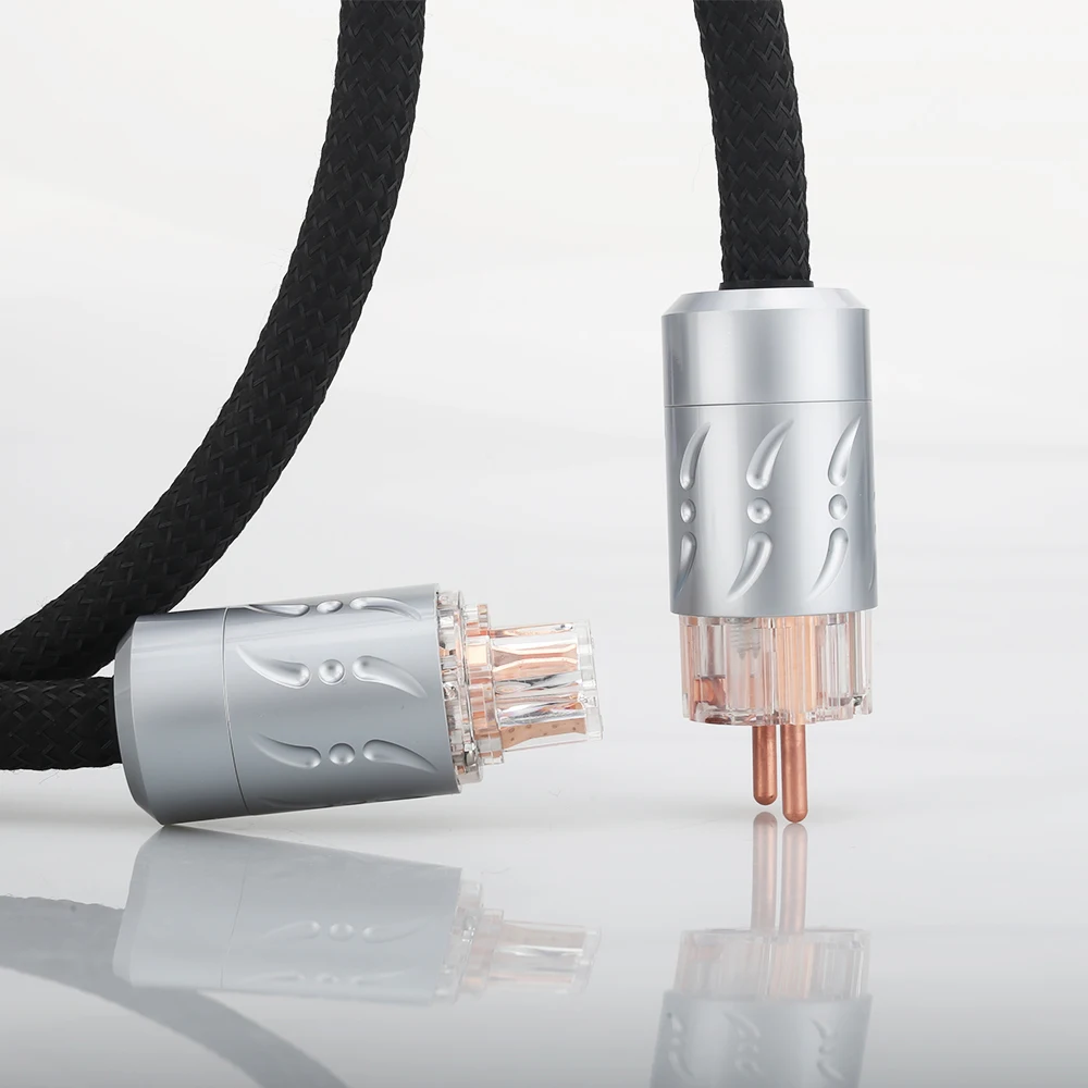 Viborg Hi end MTU VP1501 16 шт. Multplex медь Schuko Audiophile AC кабель питания с родиевым покрытием