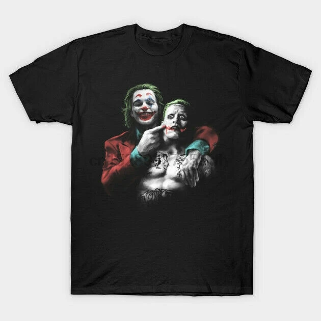 Забавная черная футболка с надписью The Killing Joker Joaquin Phoenix | Мужская одежда