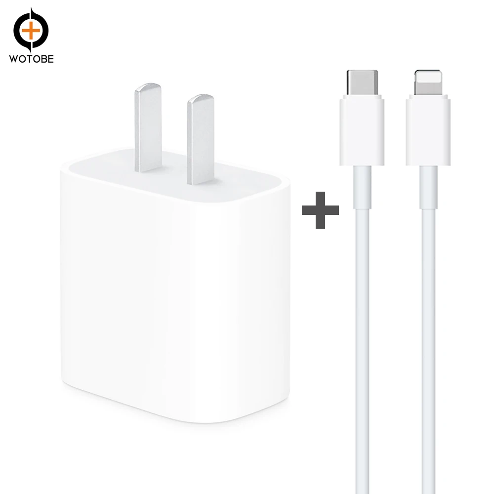 US Быстро PD18W USB C Мощность адаптер стены Зарядное устройство Сертифицированный C94 чип USB-C кабель для ios 11/12/13 iPad мини iPhone 8/X/XS/11/11 Pro - Тип штекера: US