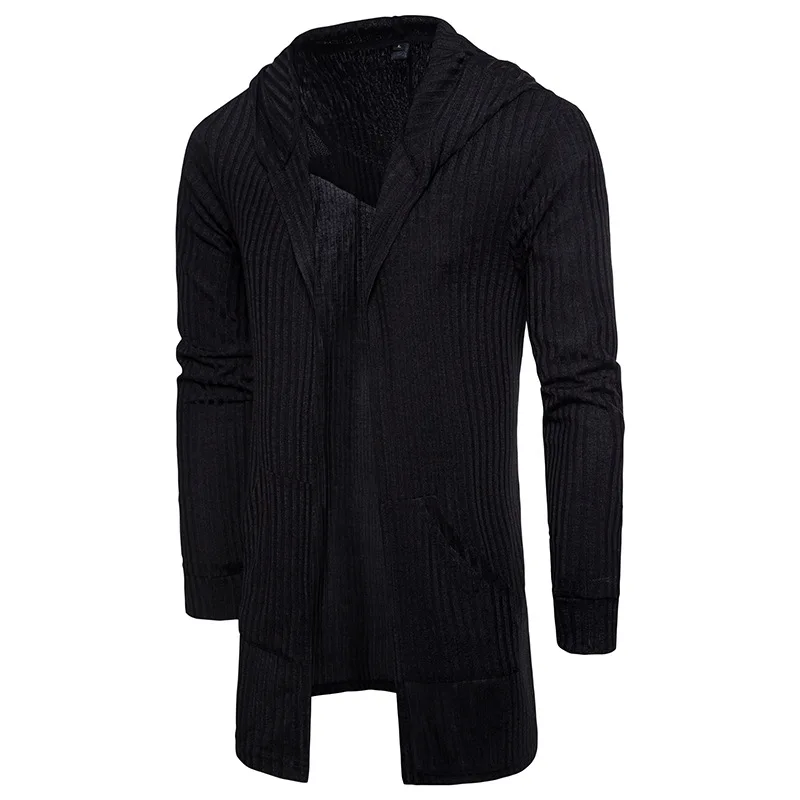 Men's T-Shirt Fashion Solid Color Cardigan Hooded Men Long Sleeve Nightmare Before Christmas Stranger Things T Shirt | Мужская