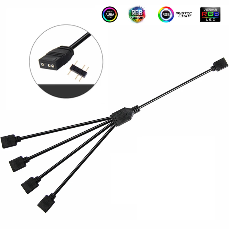 Адаптер для материнской платы AURA RGB 12 В/5 В | Компьютеры и офис