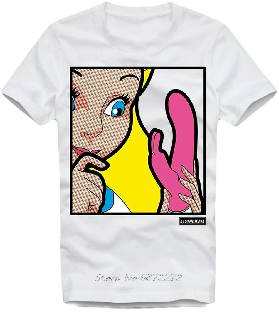 Футболка мужская в стиле хип-хоп смешная тенниска с аниме Desire Sextoy Порно БДСМ