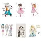 1 шт., термоклейкие виниловые наклейки для балерины