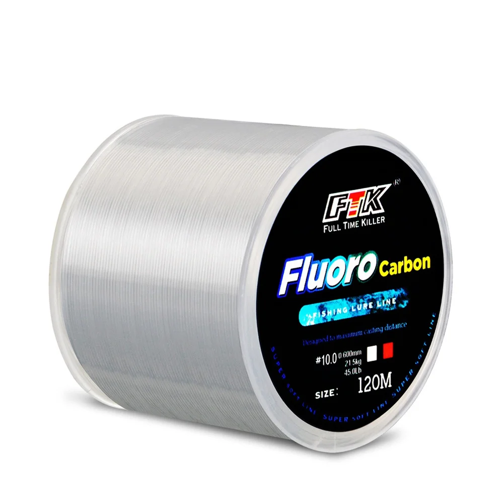 

Balight 120m Invisible Fishing Line Speckle Fluorocarbon Coating Line 0.23mm-0.40mm 9.48LB-30.36LB Super Strong Spotted Line