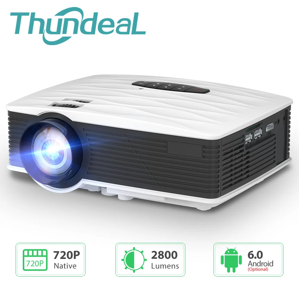 

Мини-проектор Thundeal GA9, 2800 лм, HD 720P, Wi-Fi