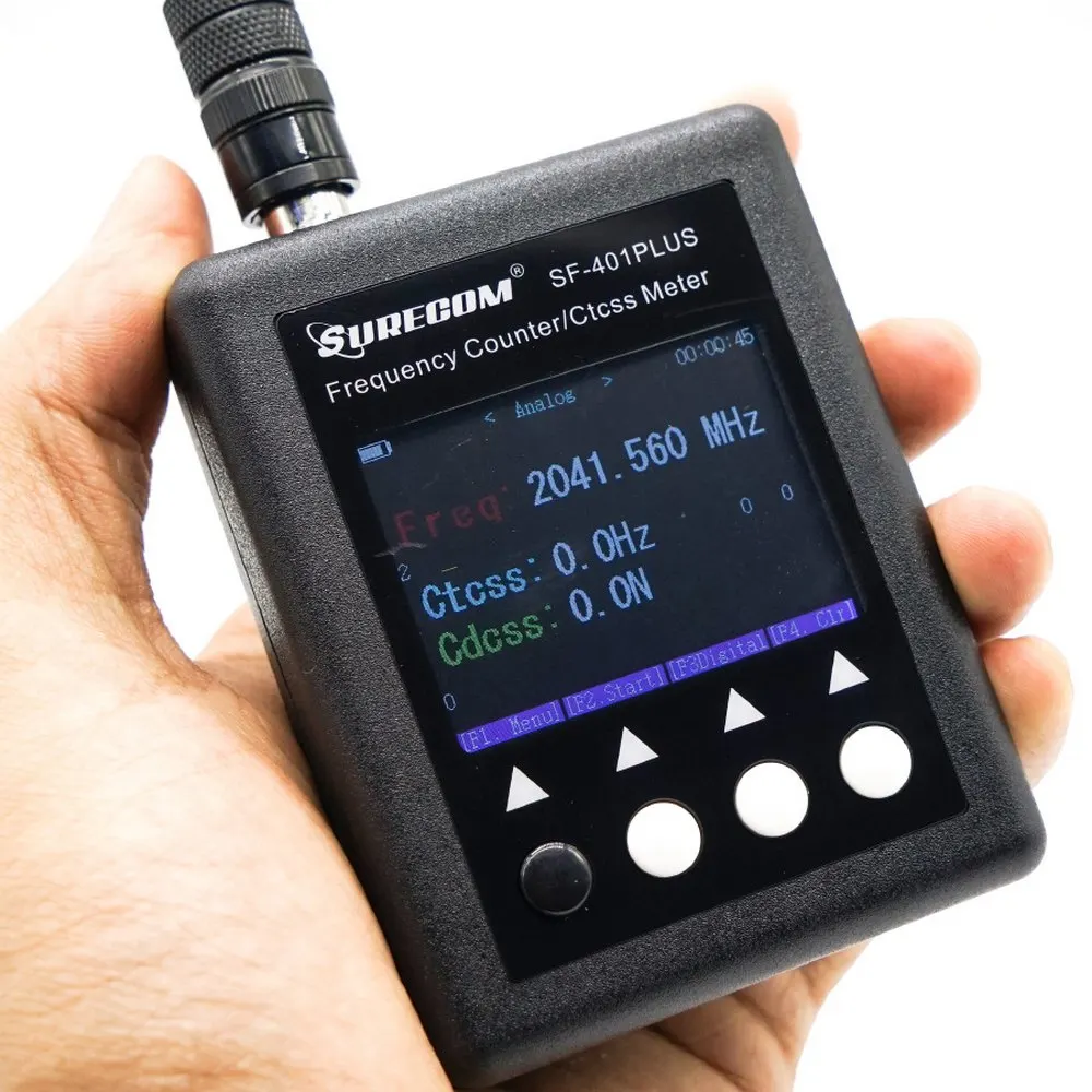SURECOM SF401 плюс 27 МГц-3 ГГц Портативный счетчик частоты SF-401 SF401Plus с CTCSS/DCS декодер DMR