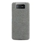 Чехол-книжка для ASUS ZenFone 8, жесткий ударопрочный тканый текстильный тканевый чехол из поликарбоната Для ZenFone 8, защитный чехол