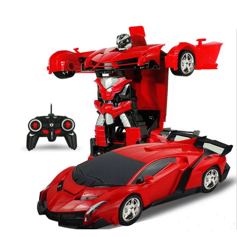 rc car kids toys transformation robots sports vehicle model robots toys cool deformation car kids toys gifts for boys free global shipping