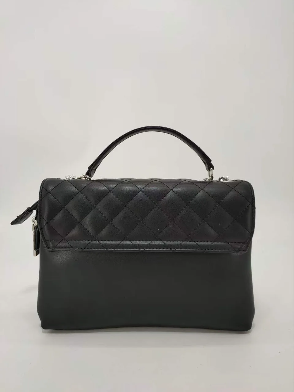 

21 New European and American Fashion Minimalist Solid Color Fashion Letters Diamond Chain Shoulder Crossbody Women's Bag