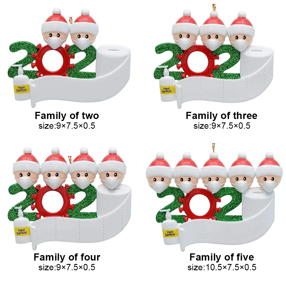 

2/4 шт, Хэллоуин, Рождество 2020, вечеринка на день рождения, украшение, подарок, персонализированное подвесное украшение, маска для лица, подве...
