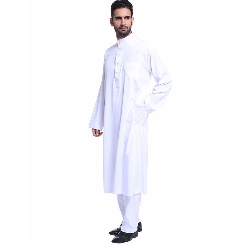 Moslim Man Abaya Muslim Dress Pakistan Islam Clothing Abayas Robe Saudi Arabia Kleding Mannen Kaftan Ropa Musulman De Mode Homme