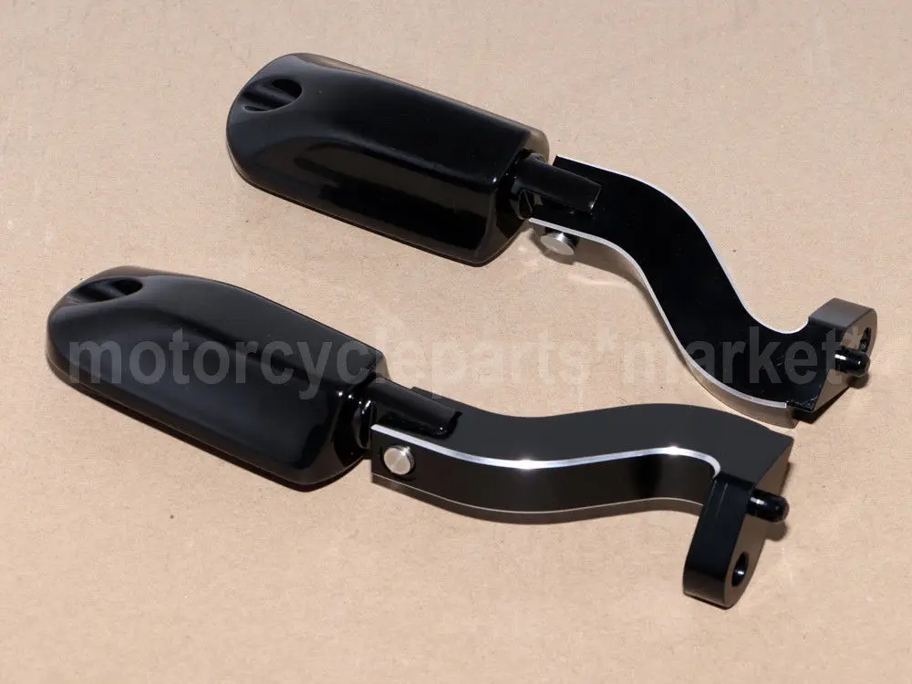 Rear Footpeg Footrest Foot Pegs Streamliner Pedals W/ Brackets For Harley Touring Road King Electra Glide 1996-2013 | Автомобили и