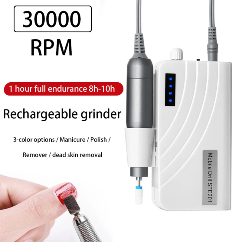 

Портативный Перезаряжаемый аппарат для маникюра, 24 Вт, 30000 об./мин.