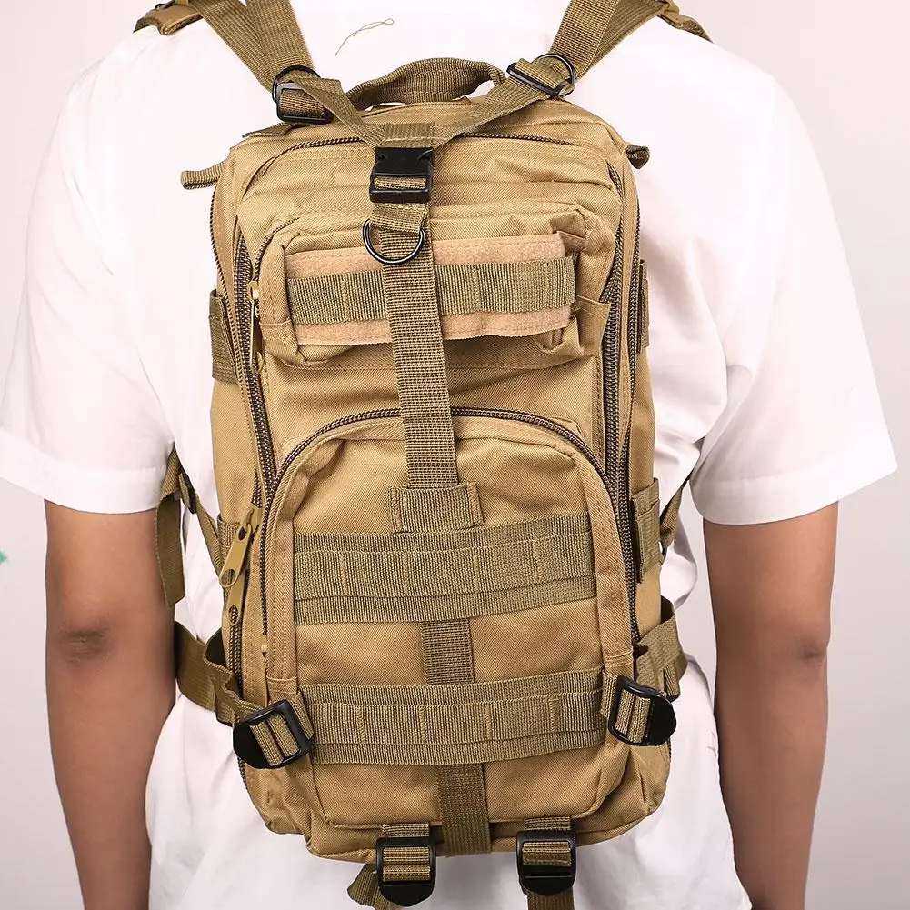 

Nylon Backpack Sports Bag Rucksacks 3P Tactical 30L Military Camping Trekking
