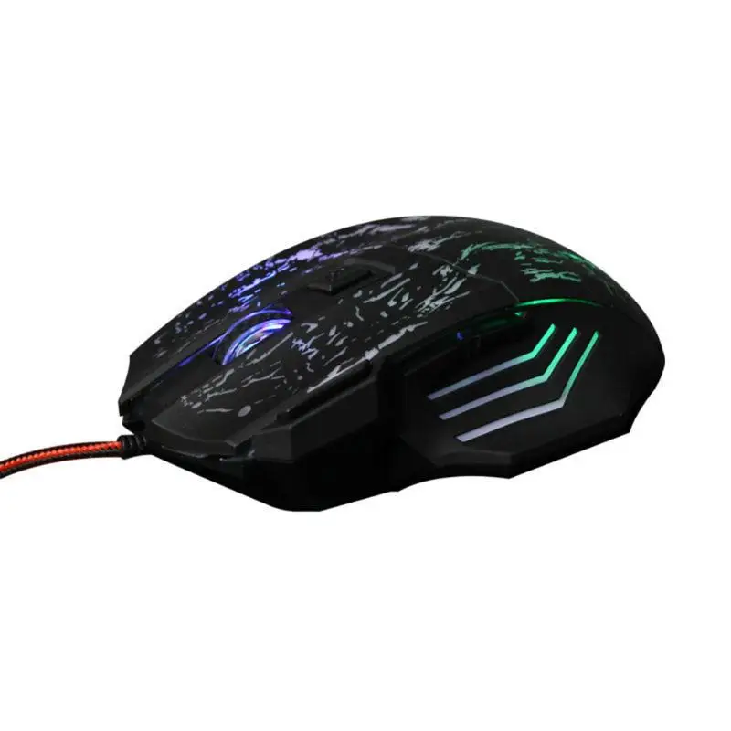 3200 dpi 7 кнопок 7 цветов светодиодный оптический USB Проводная мышь геймер мыши