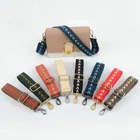 Ремень на плечо для женской сумки, широкий регулируемый ремень 3,8 см, сделай сам, вешалка через плечо, ремешок для сумки, роскошный Радужный декоративный ремешок, Новинка