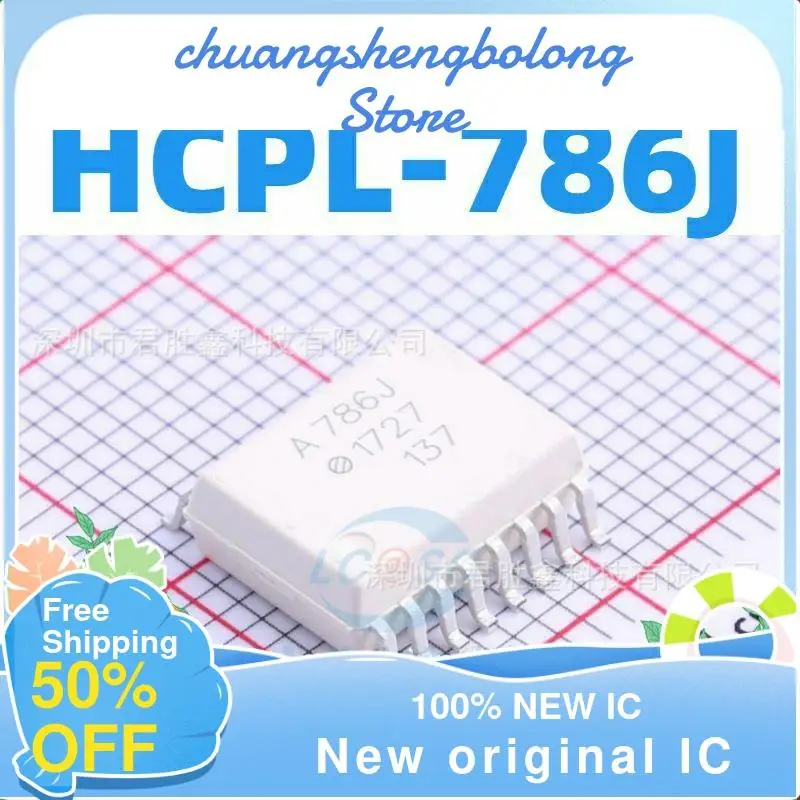 

10-200PCS A786J HCPL-786J HCPL786J AVAGO SOP-16 New original IC