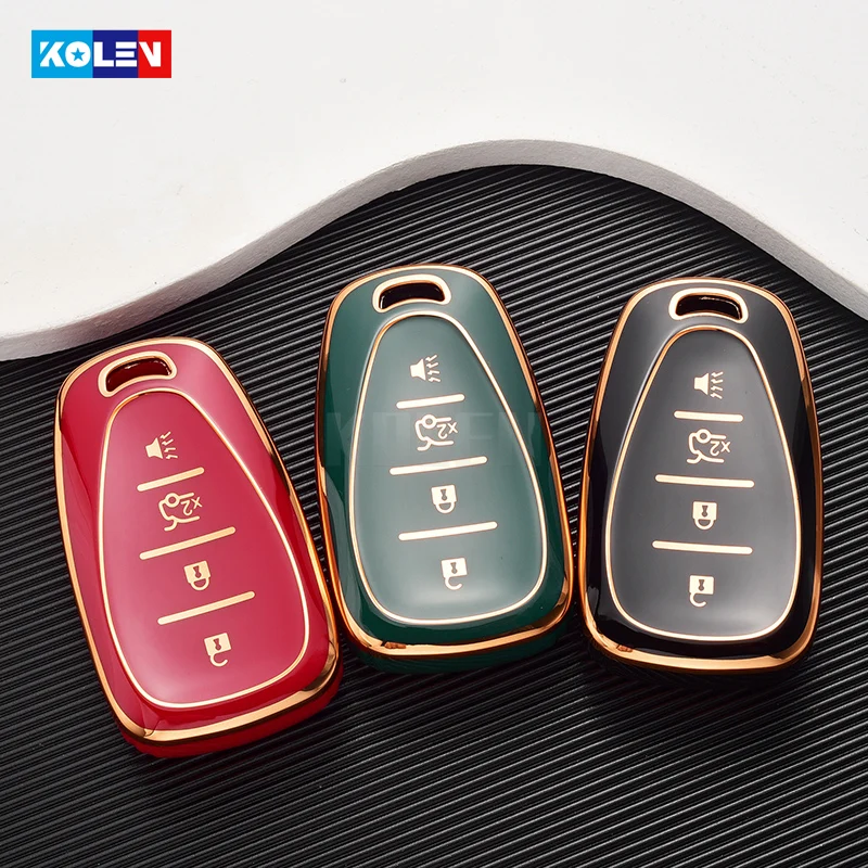 

Soft TPU Car Remote Key Cover Case Shell Fob For Chevrolet Malibu Equinox Cruze Camaro Volt Bolt Trax Spark Accessories Keychain